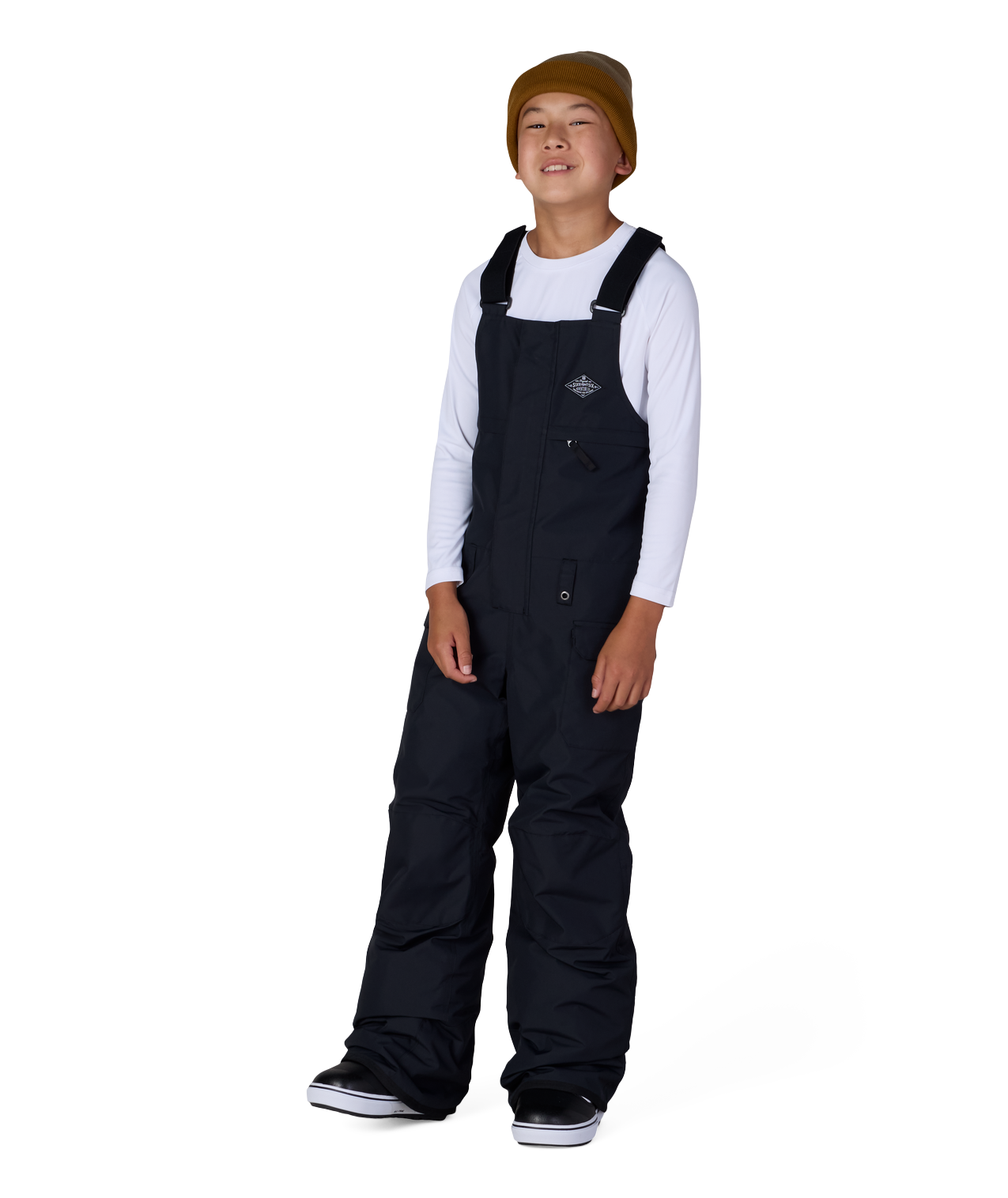 BOYS FRONTIER™ INSULATED BIB - BLACK