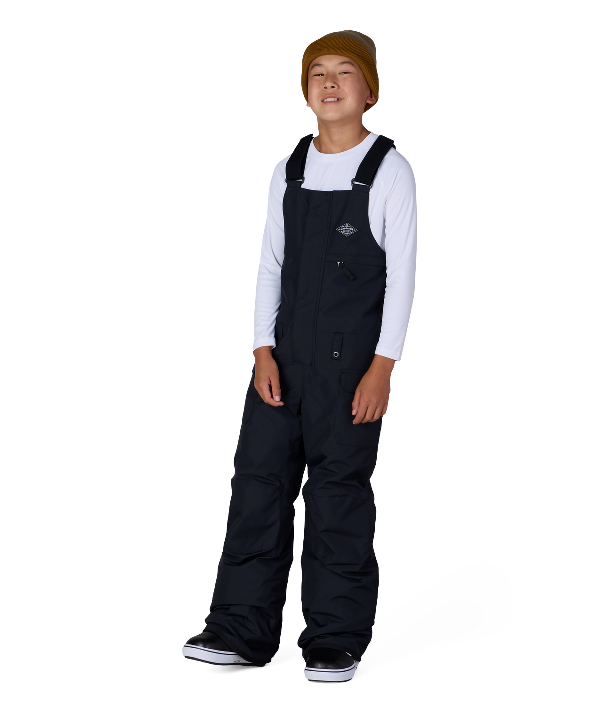 BOYS FRONTIER™ INSULATED BIB - BLACK