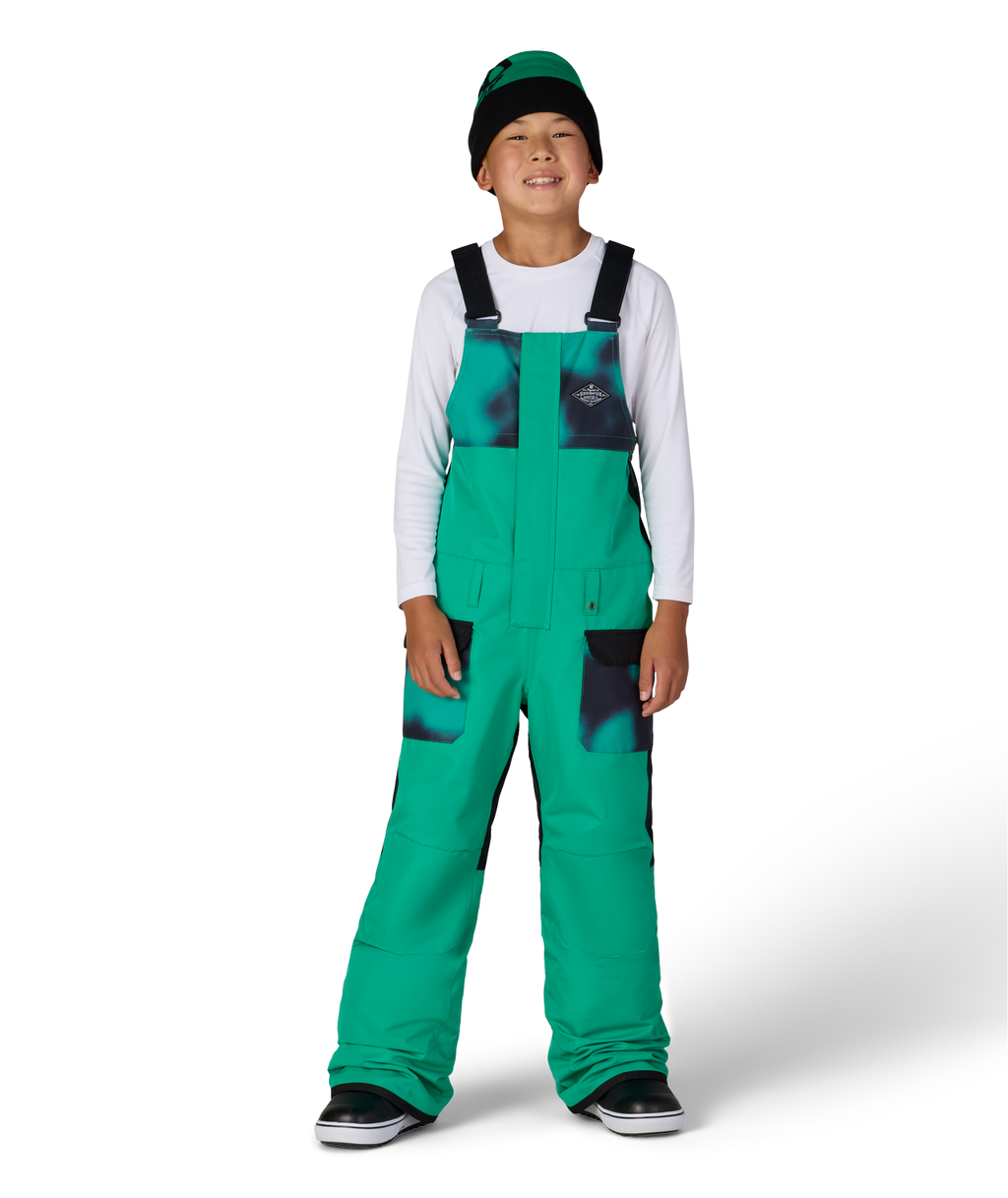 BOYS FRONTIER™ INSULATED BIB - DEEP GREEN