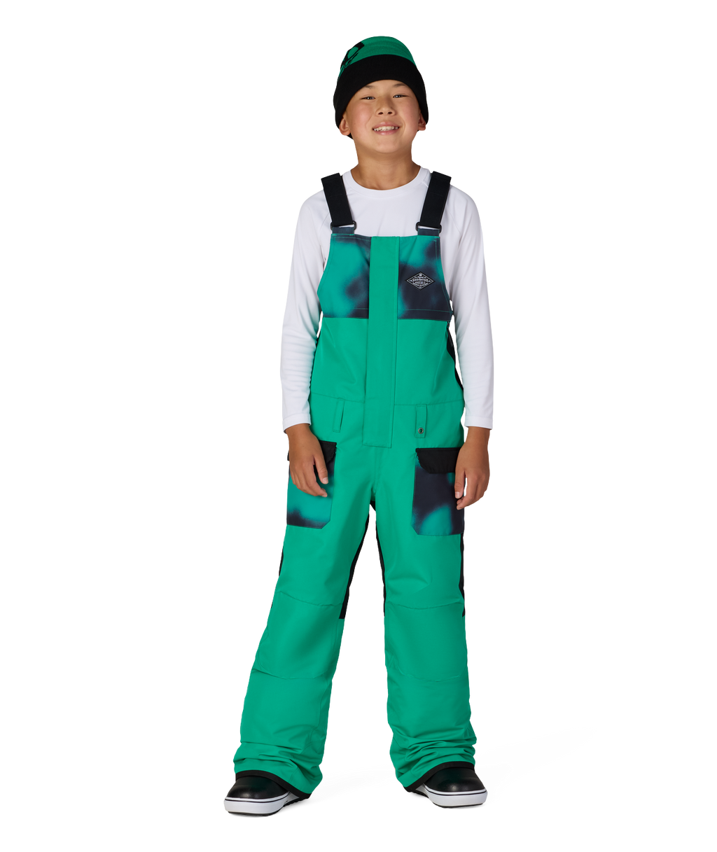 BOYS FRONTIER™ INSULATED BIB - DEEP GREEN