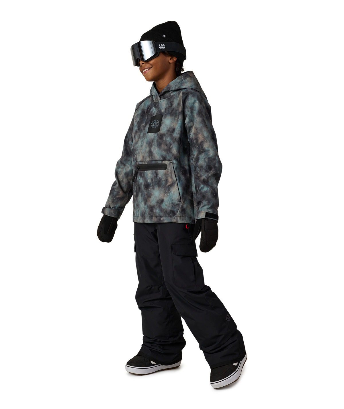 BOYS INFINITY™ CARGO INSULATED PANT - BLACK