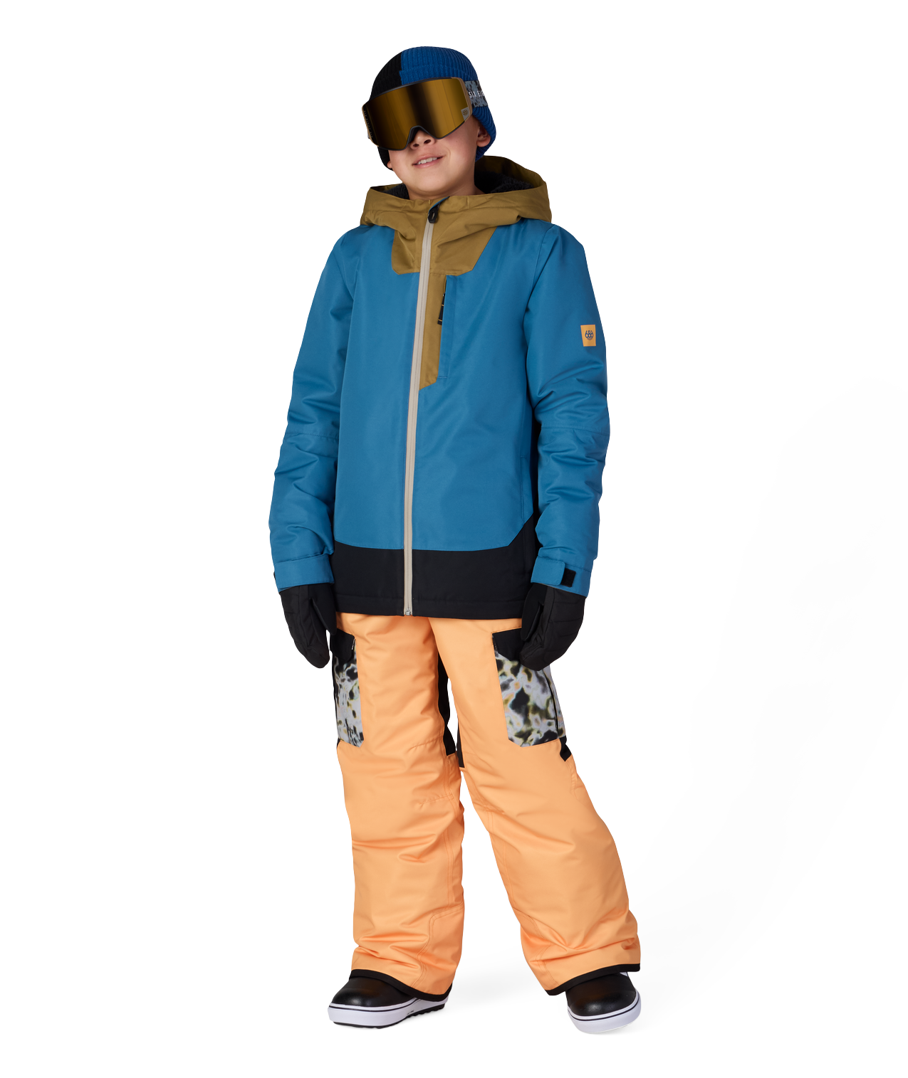 BOYS INFINITY™ CARGO INSULATED PANT - CHAMOIS COLORBLOCK