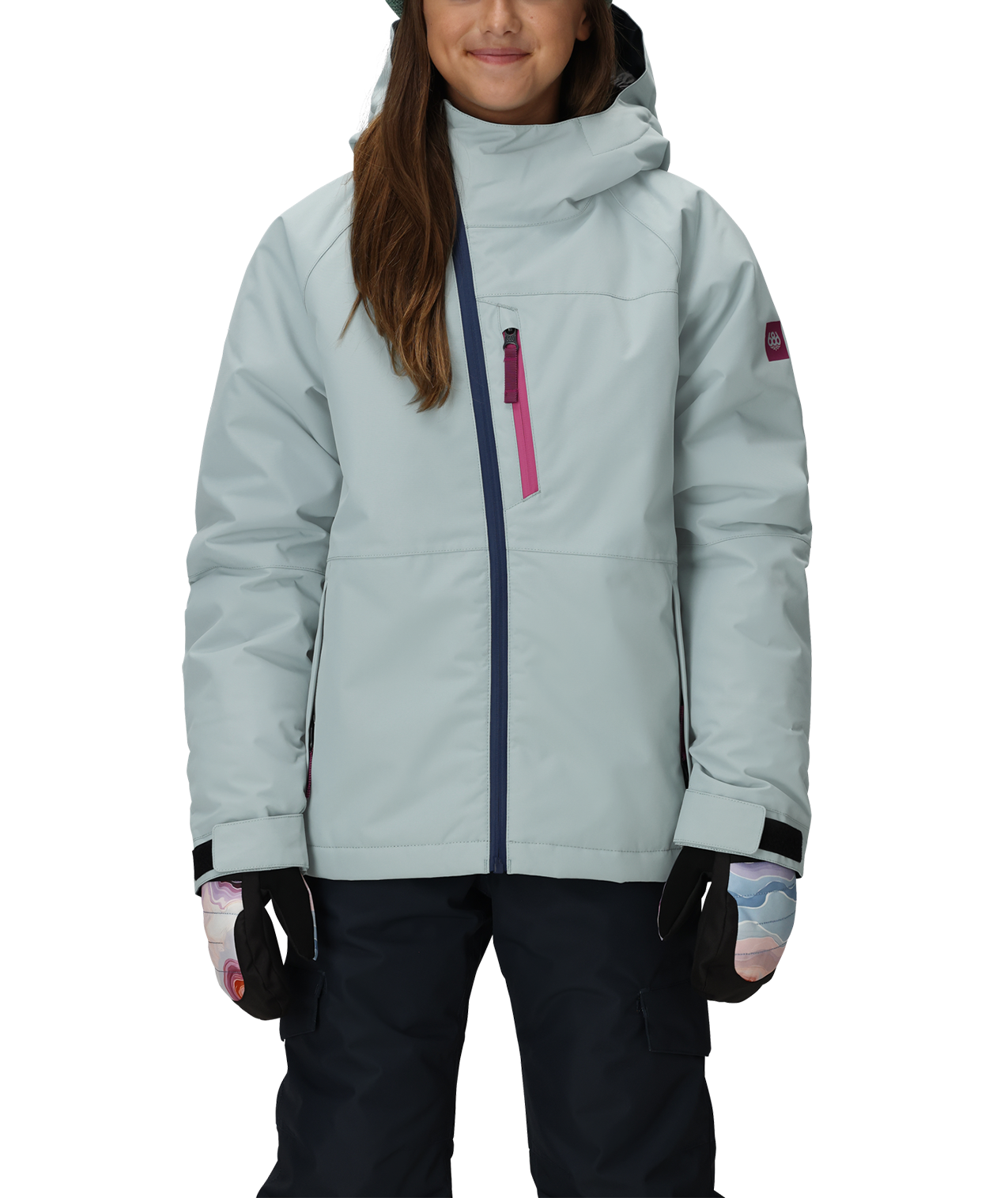 Girls' Hydra Insulated Jacket - DUSTY MARINE