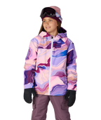 GIRLS ATHENA™ INSULATED JACKET - ALPENGLOW BLUE SEDIMENTARY