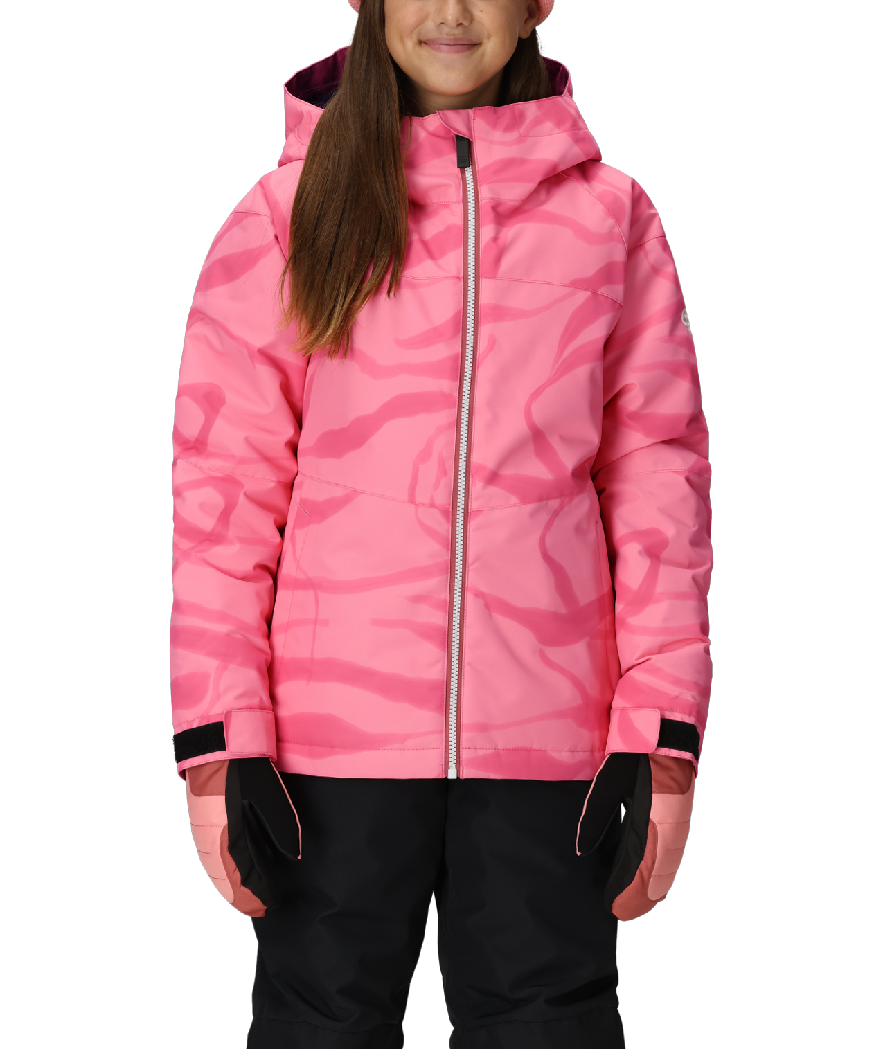 GIRLS ATHENA™ INSULATED JACKET - GERANIUM PINK VAPORS
