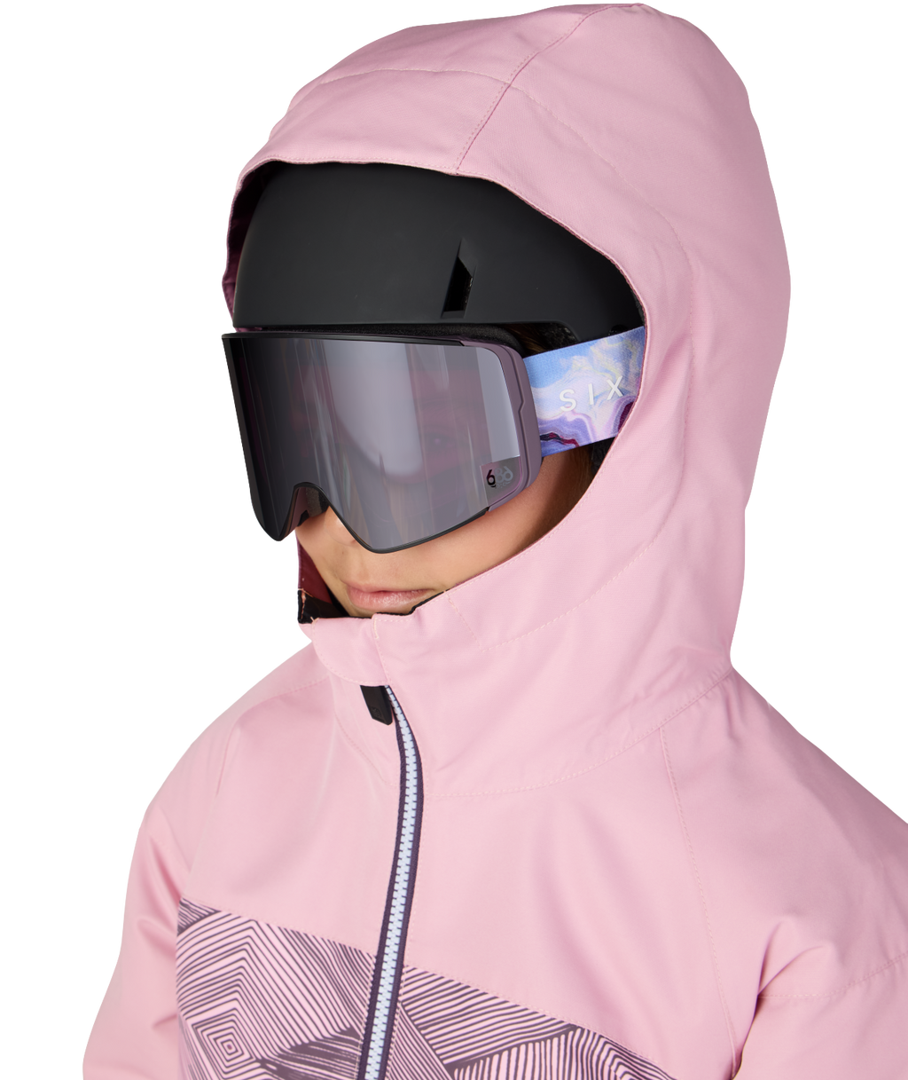 GIRLS ATHENA™ INSULATED JACKET - SMOKEY LILAC COLORBLOCK