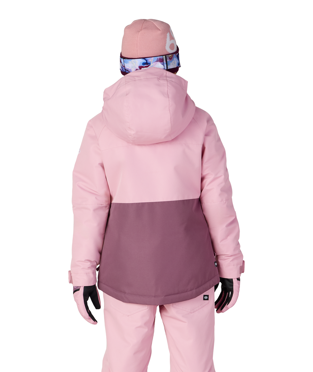 GIRLS ATHENA™ INSULATED JACKET - SMOKEY LILAC COLORBLOCK