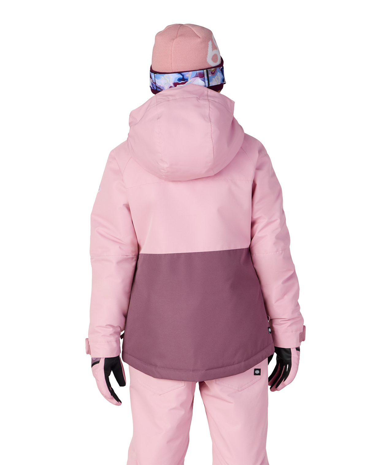 GIRLS ATHENA™ INSULATED JACKET - SMOKEY LILAC COLORBLOCK