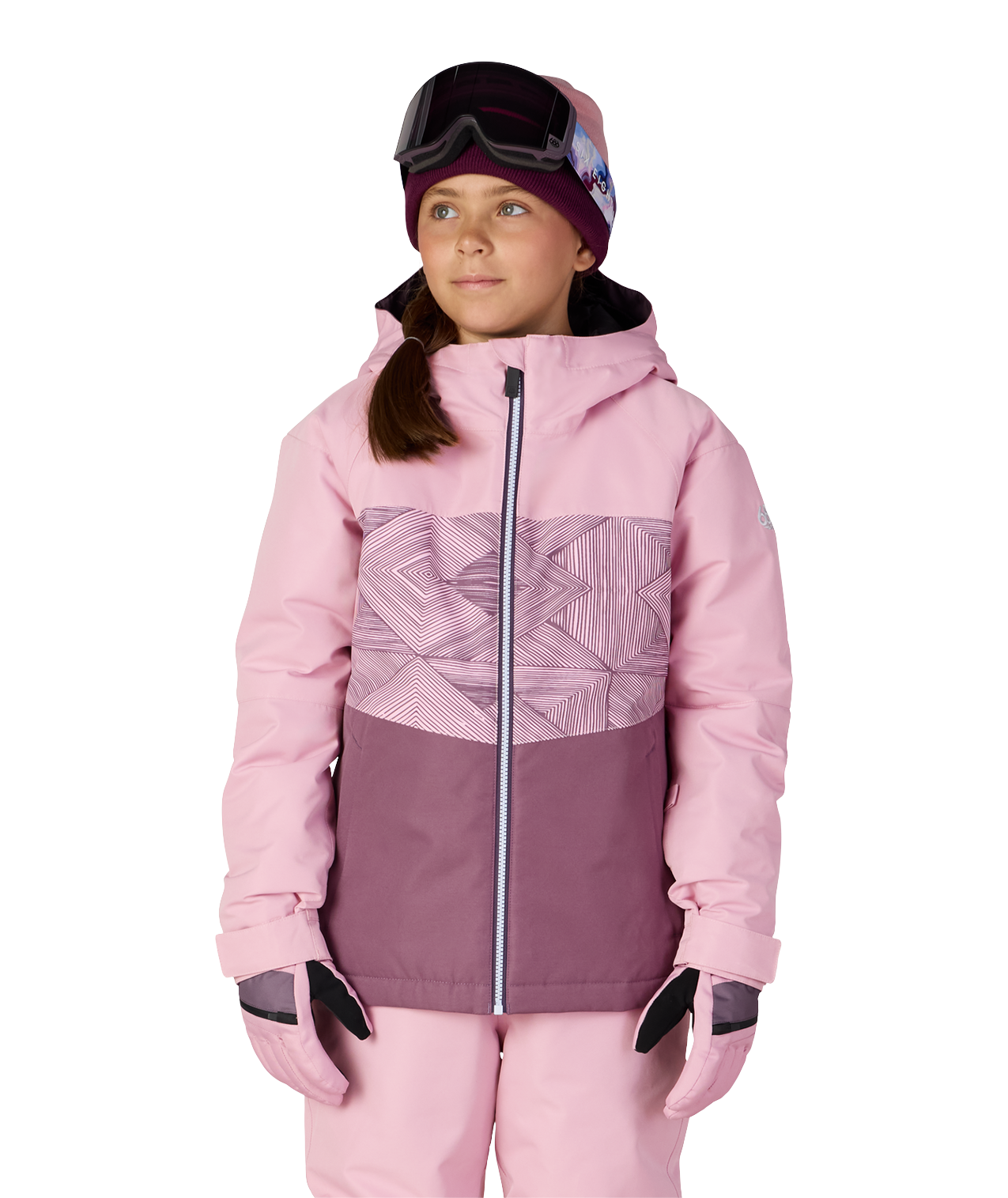 GIRLS ATHENA™ INSULATED JACKET - SMOKEY LILAC COLORBLOCK