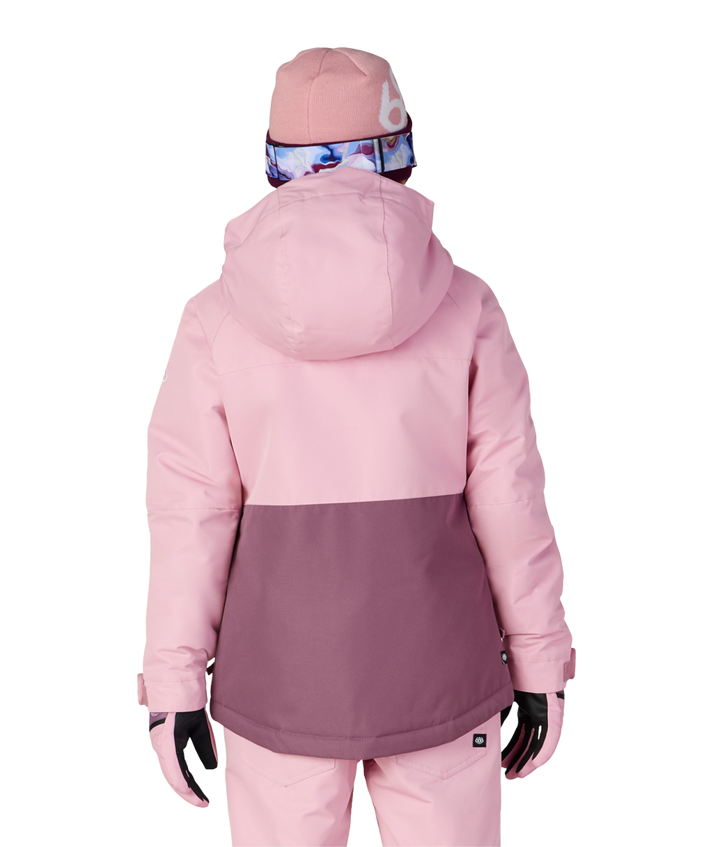 GIRLS ATHENA™ INSULATED JACKET - SMOKEY LILAC COLORBLOCK