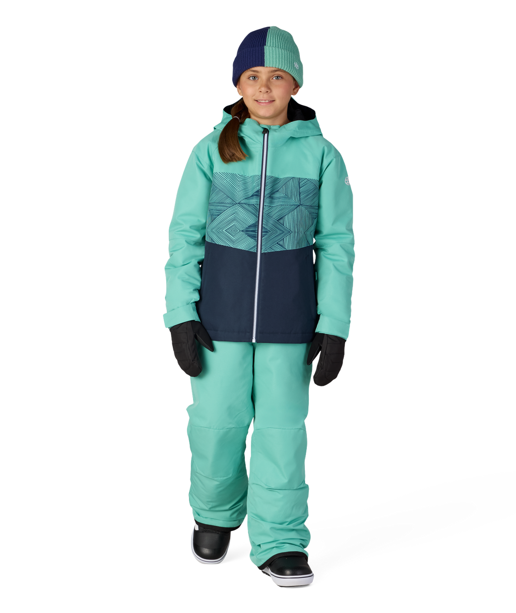 GIRLS ATHENA™ INSULATED JACKET - WASABI COLORBLOCK
