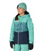 GIRLS ATHENA™ INSULATED JACKET - WASABI COLORBLOCK
