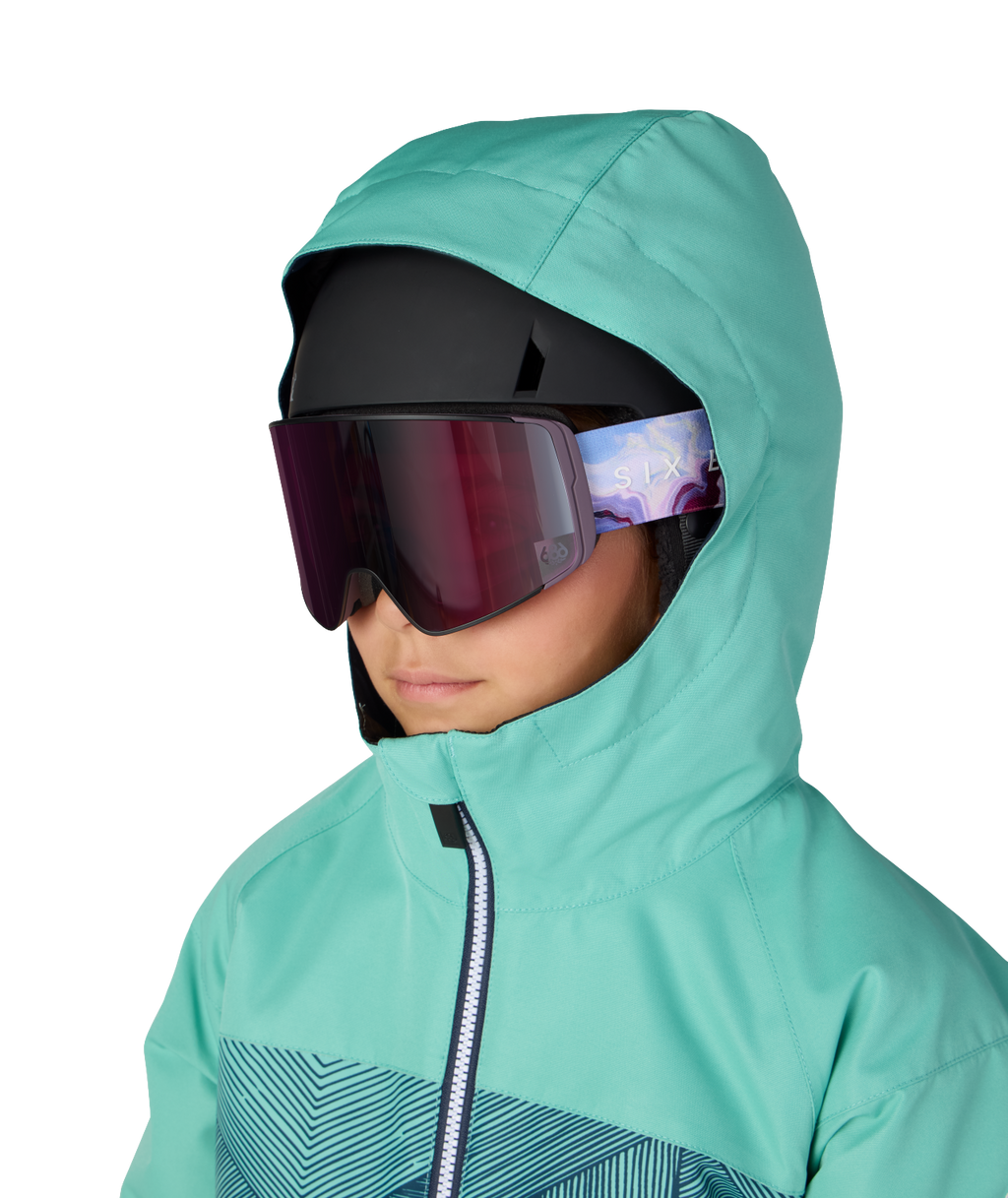 GIRLS ATHENA™ INSULATED JACKET - WASABI COLORBLOCK
