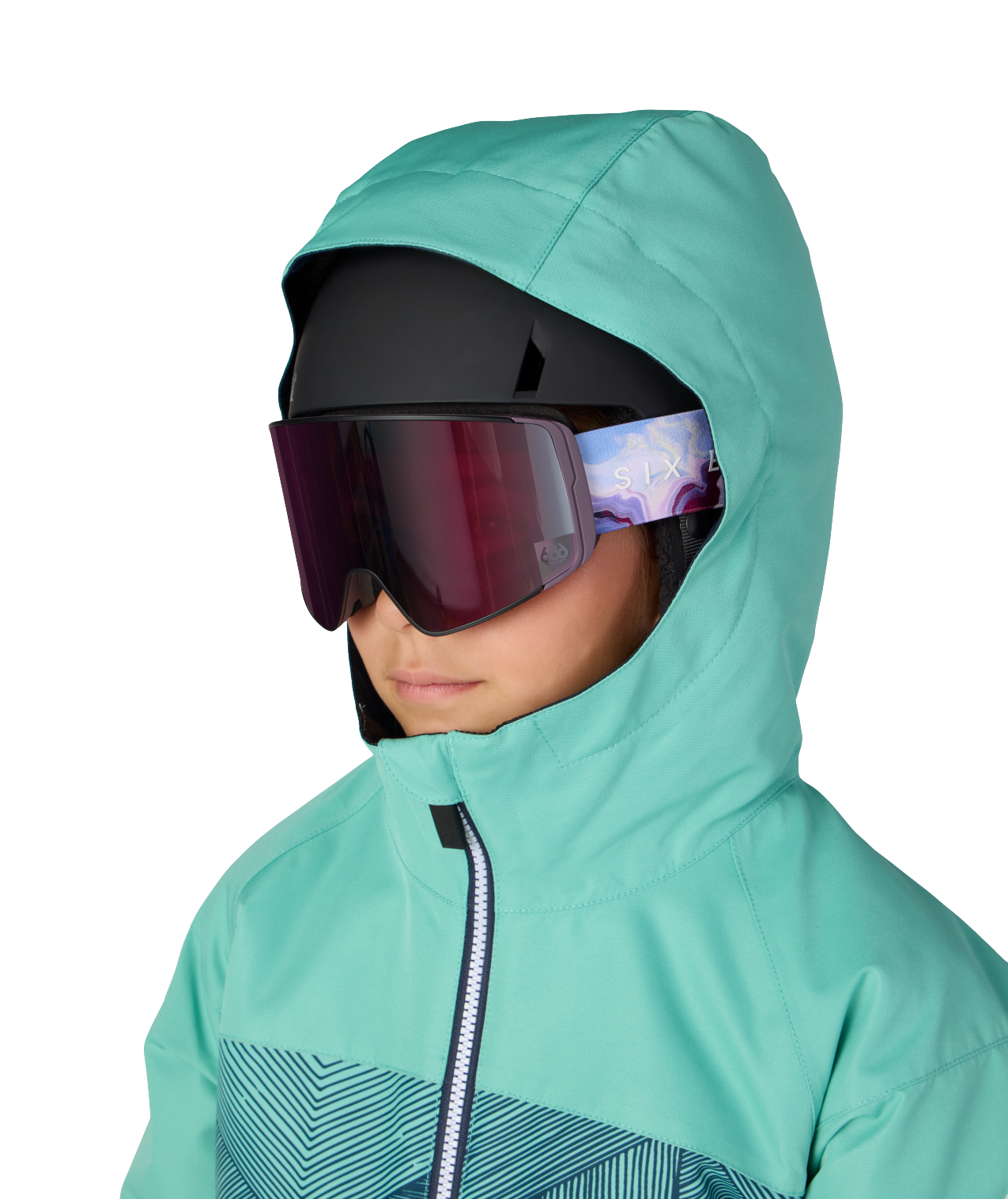GIRLS ATHENA™ INSULATED JACKET - WASABI COLORBLOCK