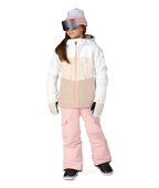GIRLS ATHENA™ INSULATED JACKET - WHITE LIMESTONE COLORBLOCK
