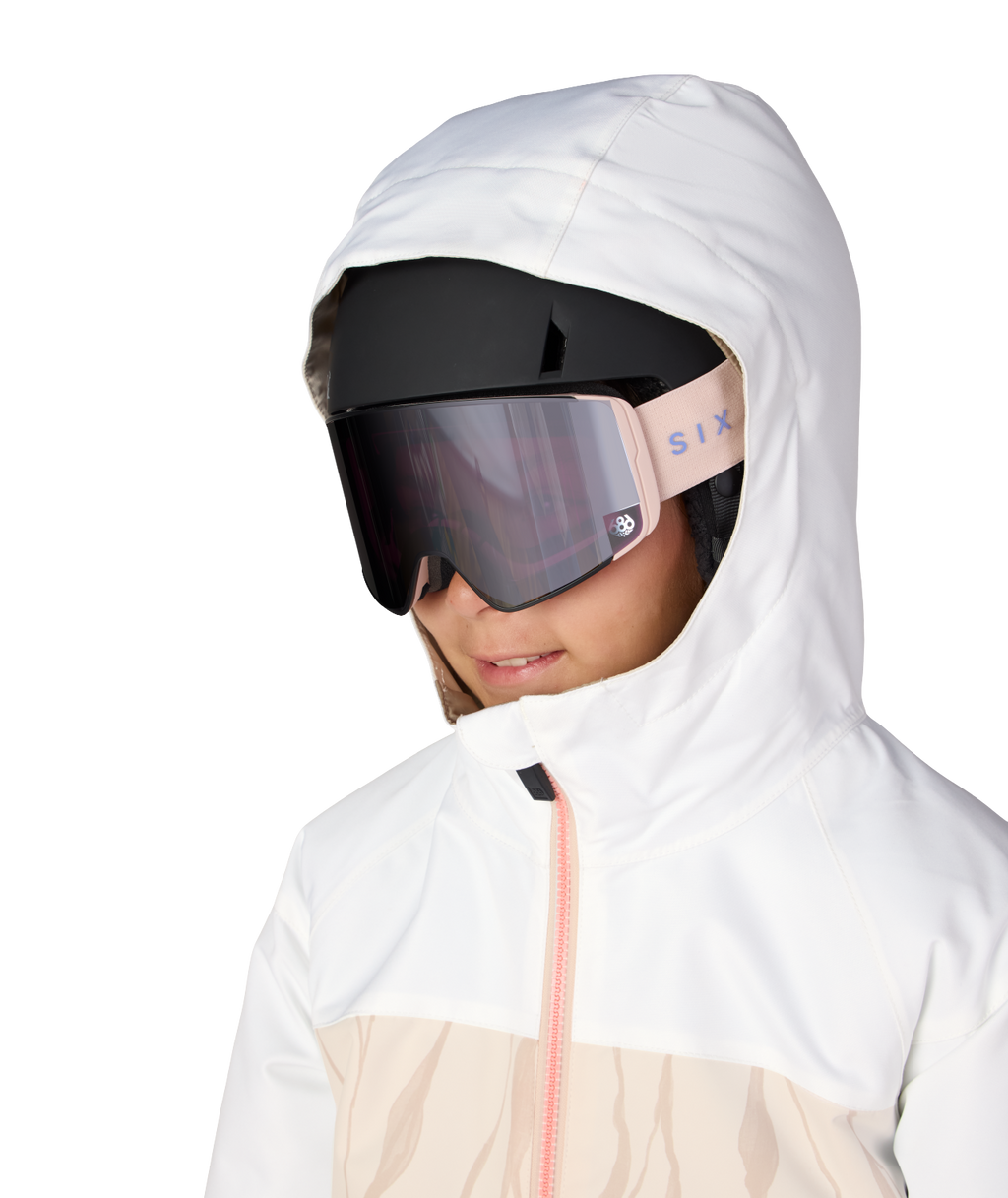 GIRLS ATHENA™ INSULATED JACKET - WHITE LIMESTONE COLORBLOCK
