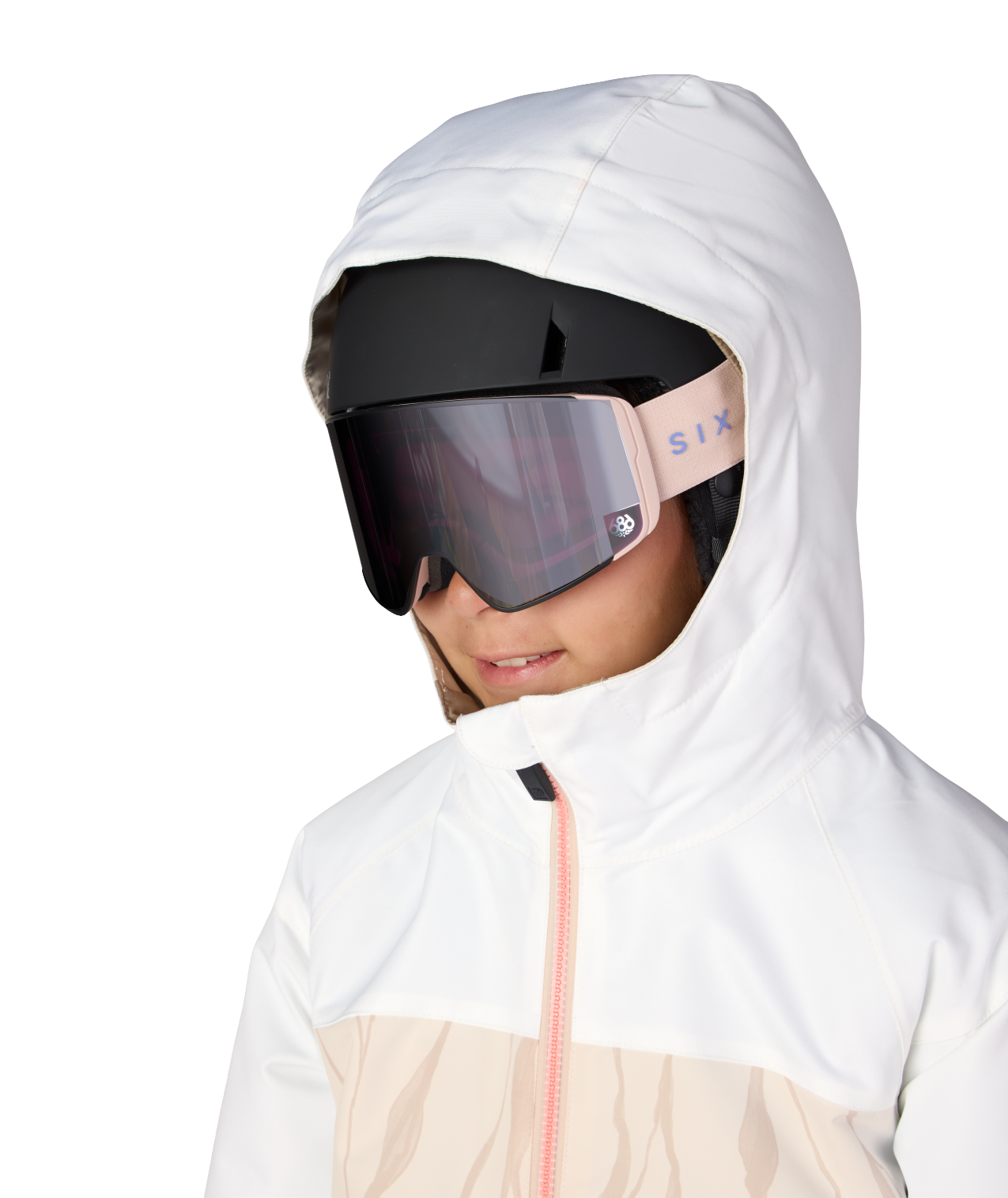 GIRLS ATHENA™ INSULATED JACKET - WHITE LIMESTONE COLORBLOCK