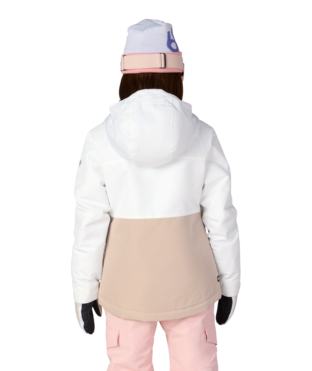 GIRLS ATHENA™ INSULATED JACKET - WHITE LIMESTONE COLORBLOCK