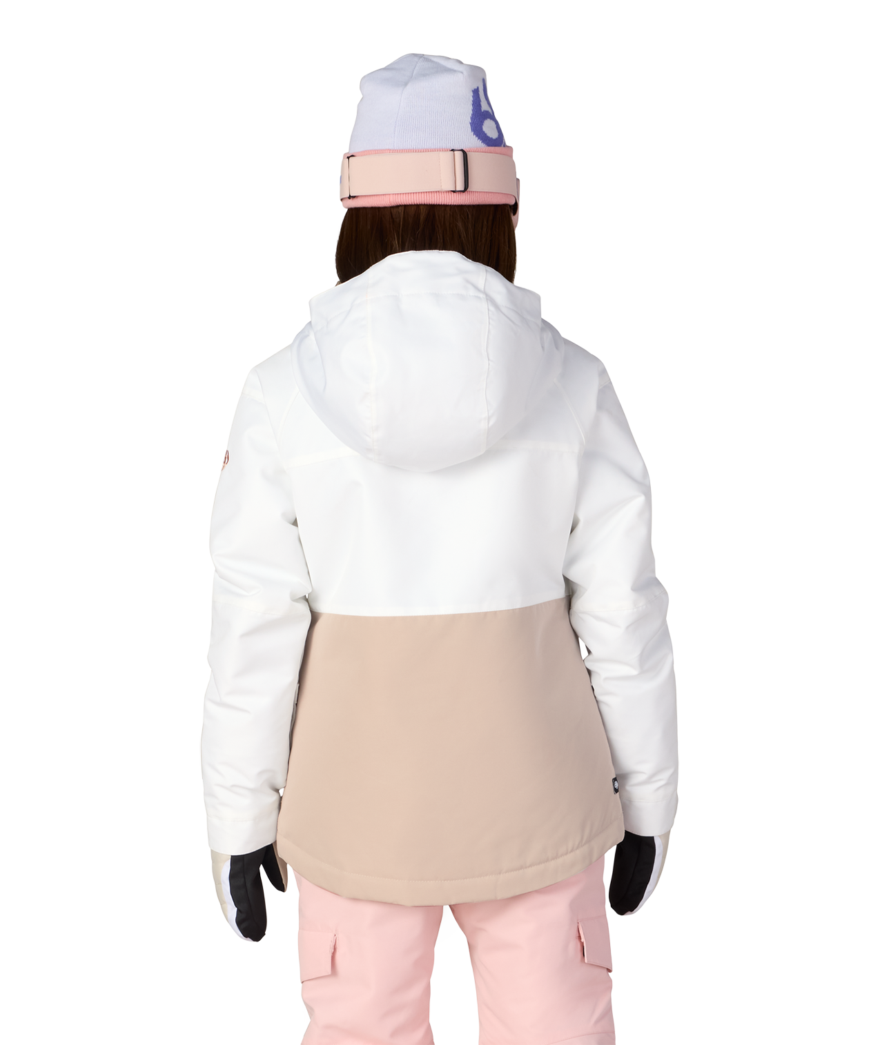GIRLS ATHENA™ INSULATED JACKET - WHITE LIMESTONE COLORBLOCK