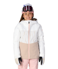 GIRLS ATHENA™ INSULATED JACKET - WHITE LIMESTONE COLORBLOCK
