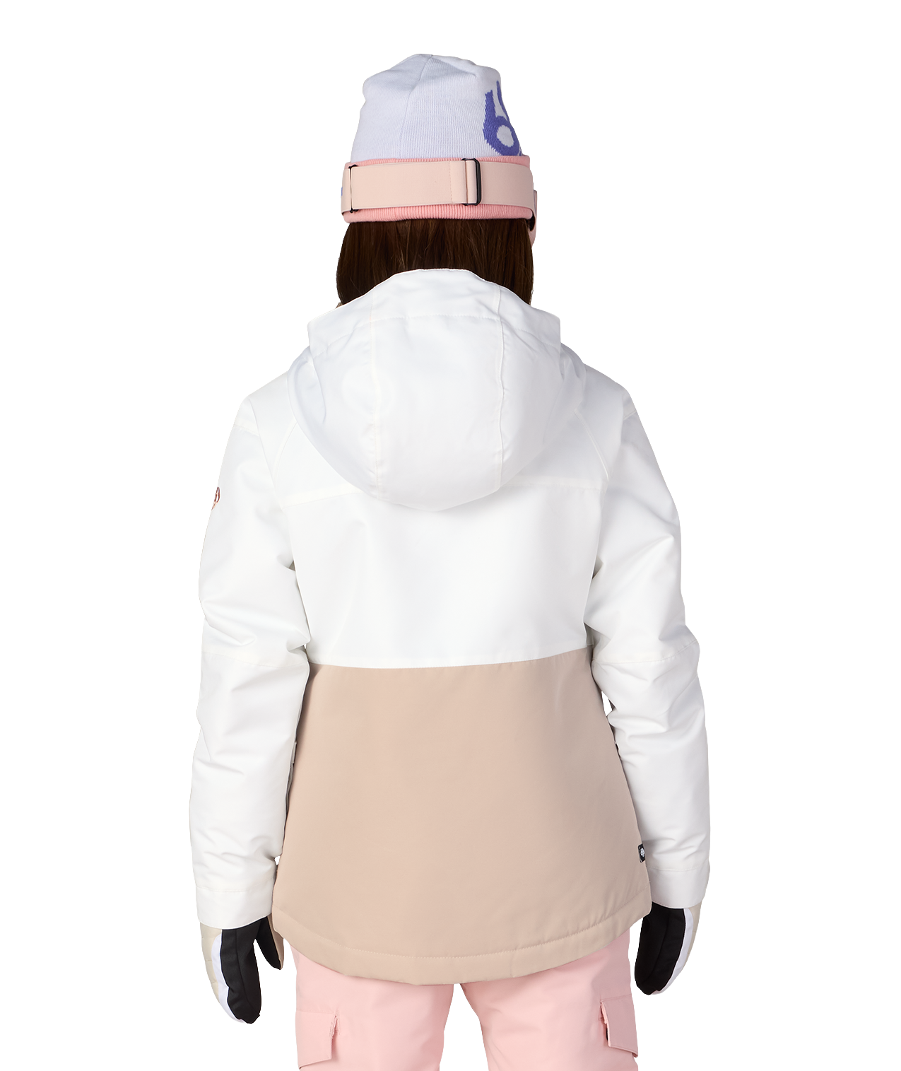 GIRLS ATHENA™ INSULATED JACKET - WHITE LIMESTONE COLORBLOCK