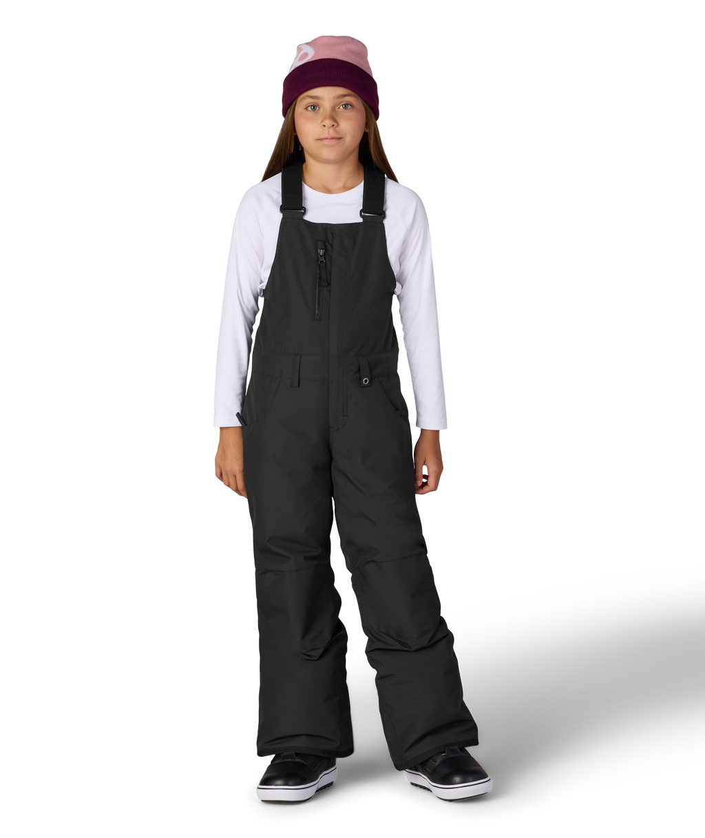 GIRLS SIERRA™ INSULATED BIB - BLACK