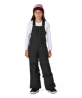 GIRLS SIERRA™ INSULATED BIB - BLACK