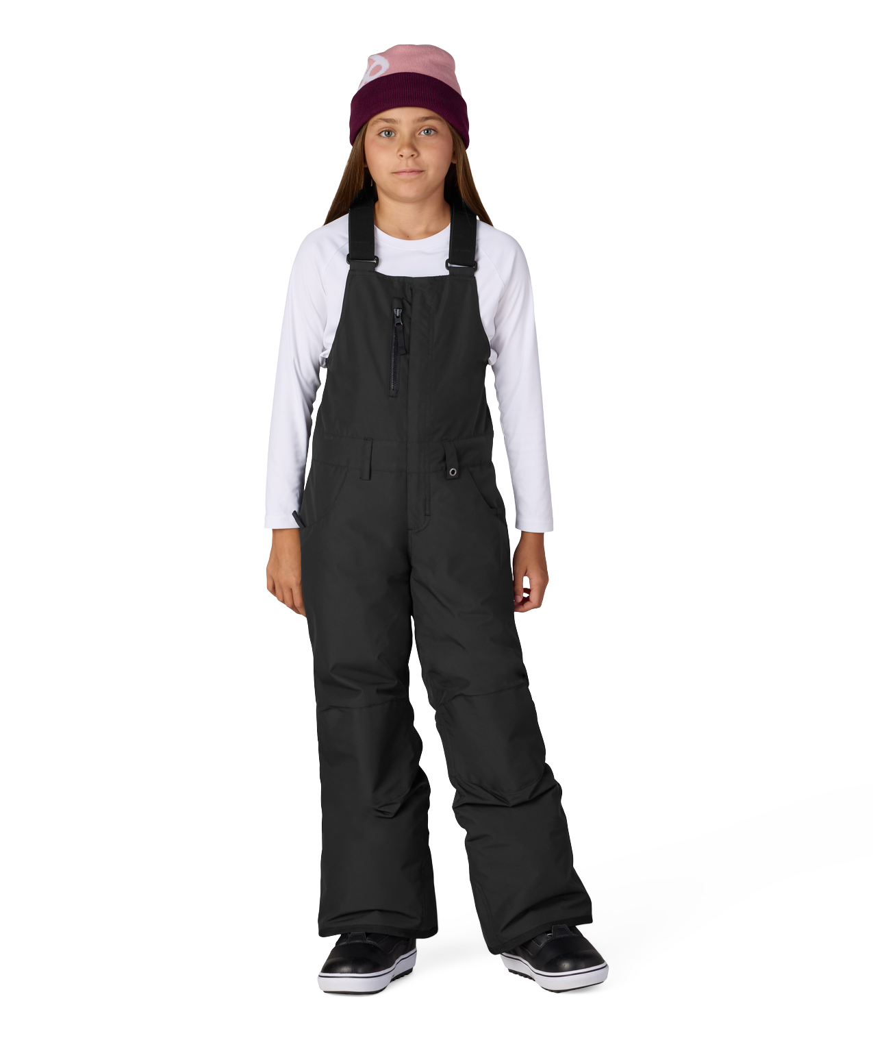GIRLS SIERRA™ INSULATED BIB - BLACK