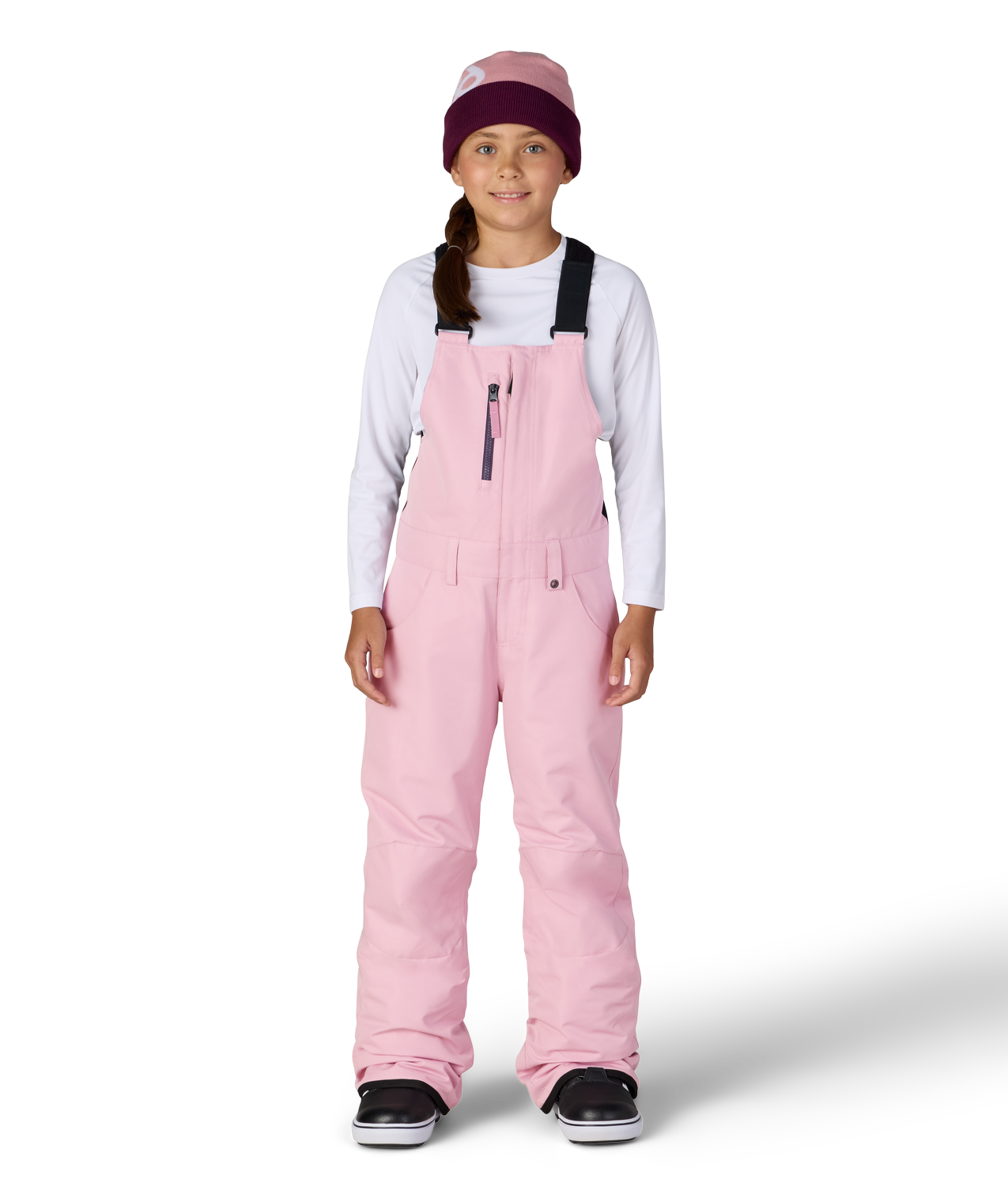 GIRLS SIERRA™ INSULATED BIB - SMOKEY LILAC