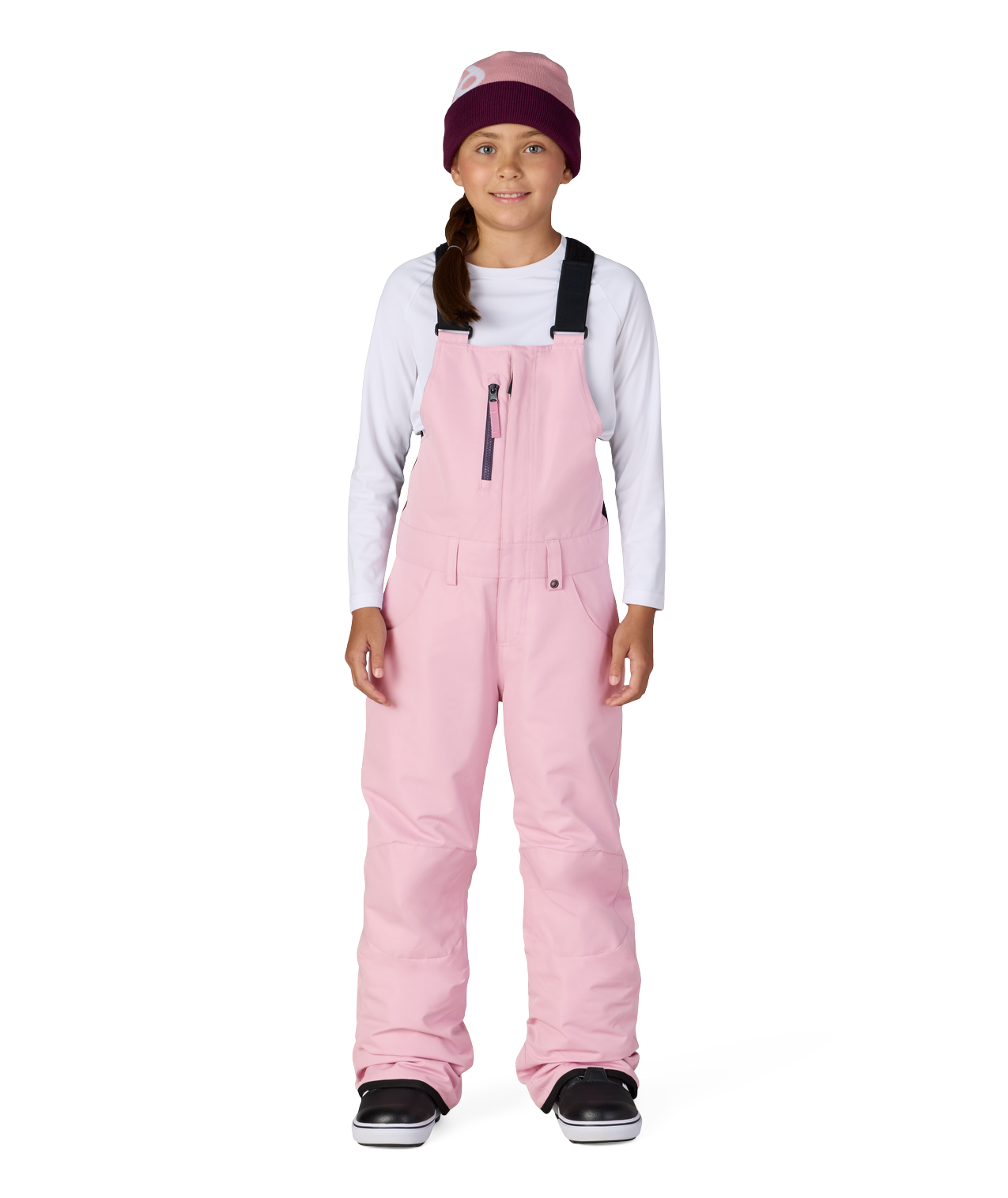 GIRLS SIERRA™ INSULATED BIB - SMOKEY LILAC