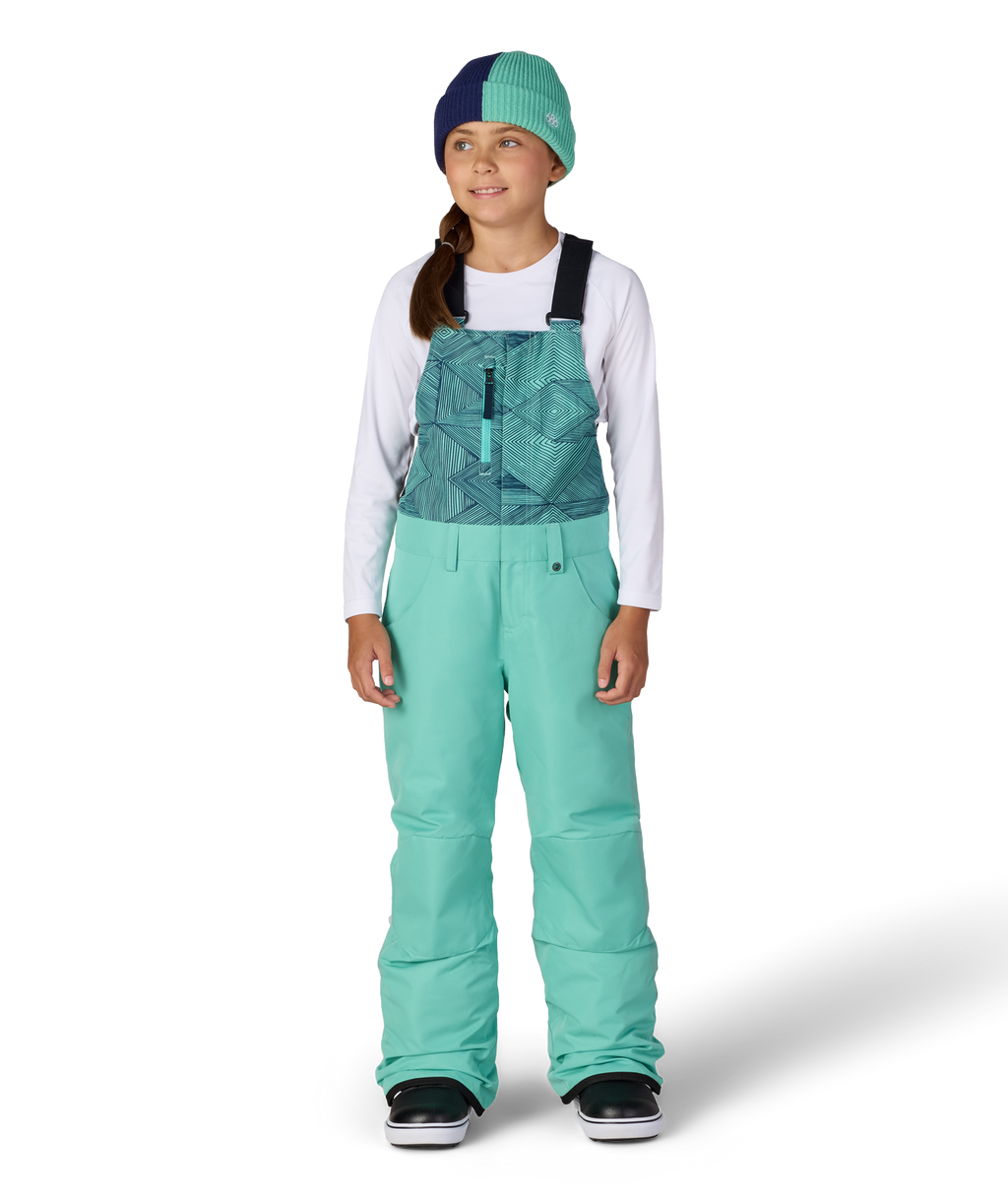 GIRLS SIERRA™ INSULATED BIB - WASABI