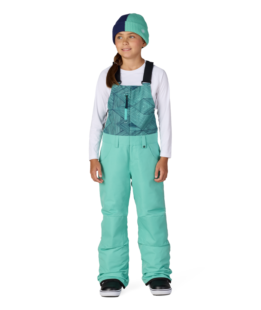 GIRLS SIERRA™ INSULATED BIB - WASABI