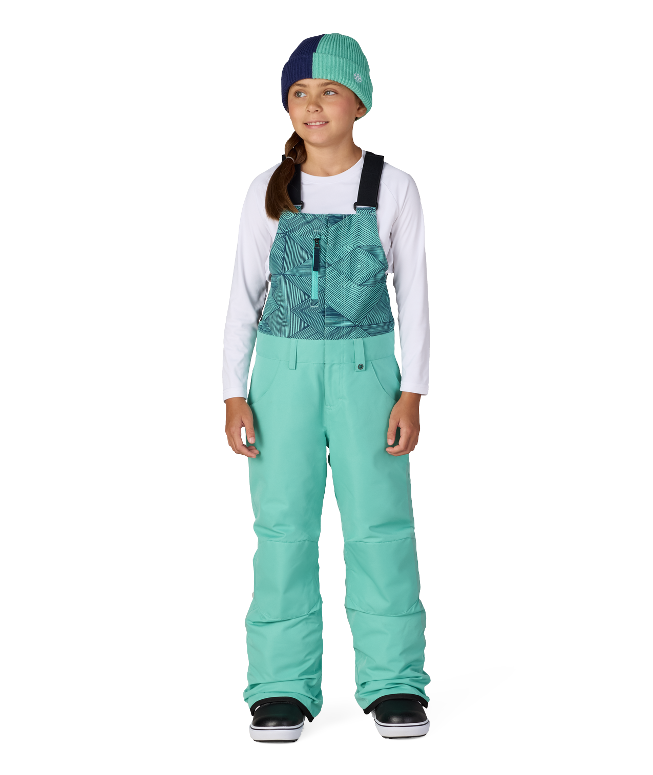 GIRLS SIERRA™ INSULATED BIB - WASABI