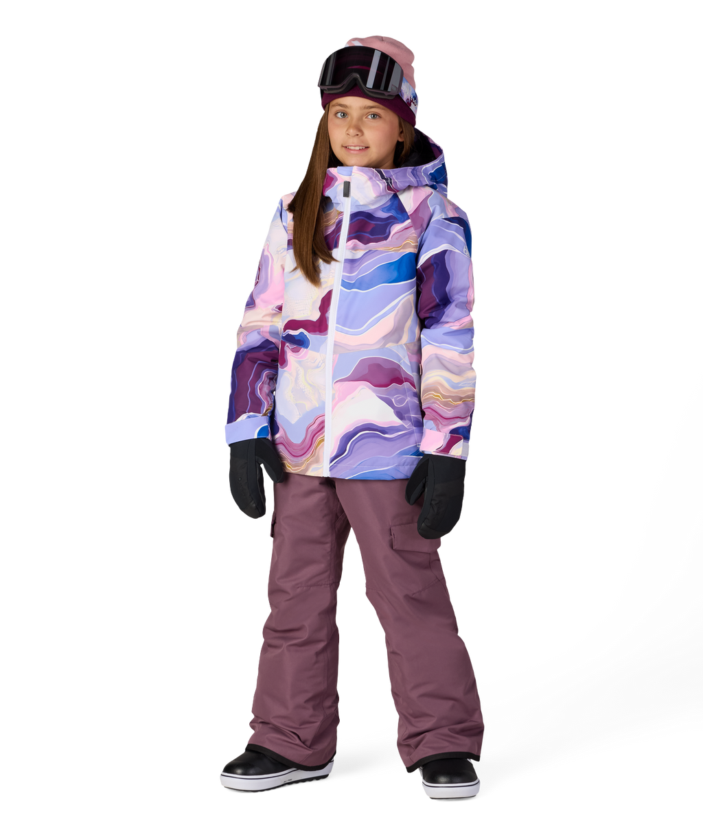 GIRLS LOLA™ INSULATED PANT - BLACK PLUM