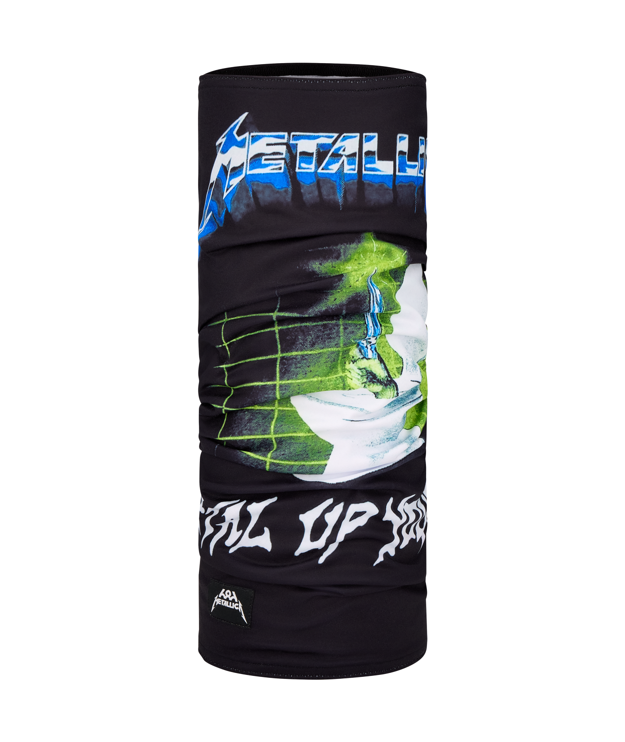 DOUBLE LAYER FACE WARMER - METALLICA BLACK
