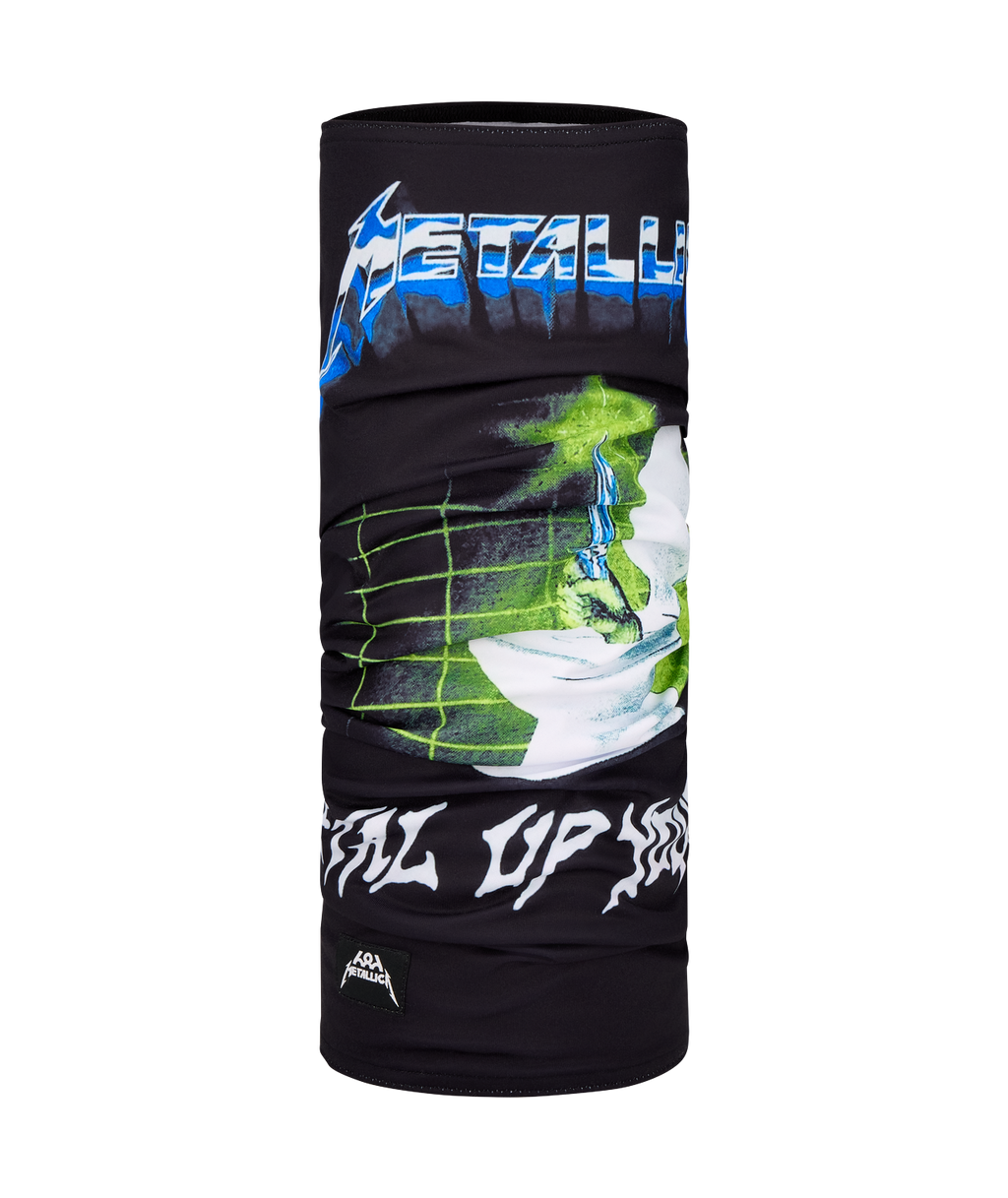 DOUBLE LAYER FACE WARMER - METALLICA BLACK