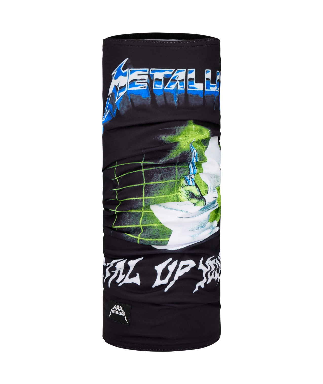 DOUBLE LAYER FACE WARMER - METALLICA BLACK