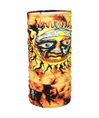 DOUBLE LAYER FACE WARMER - SUBLIME ORANGE TIE DYE