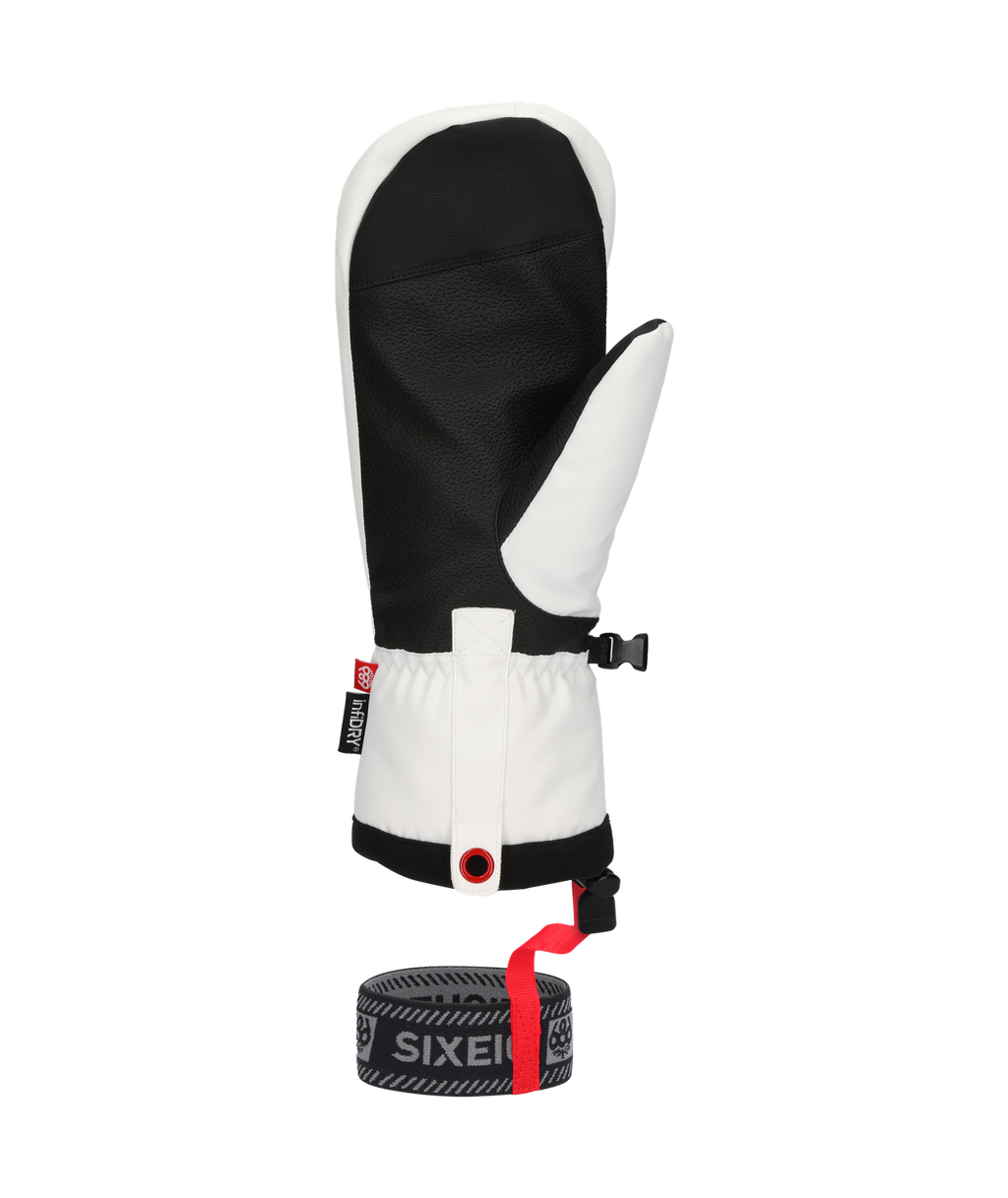 MENS TEAM MERINO MITT - WHITE