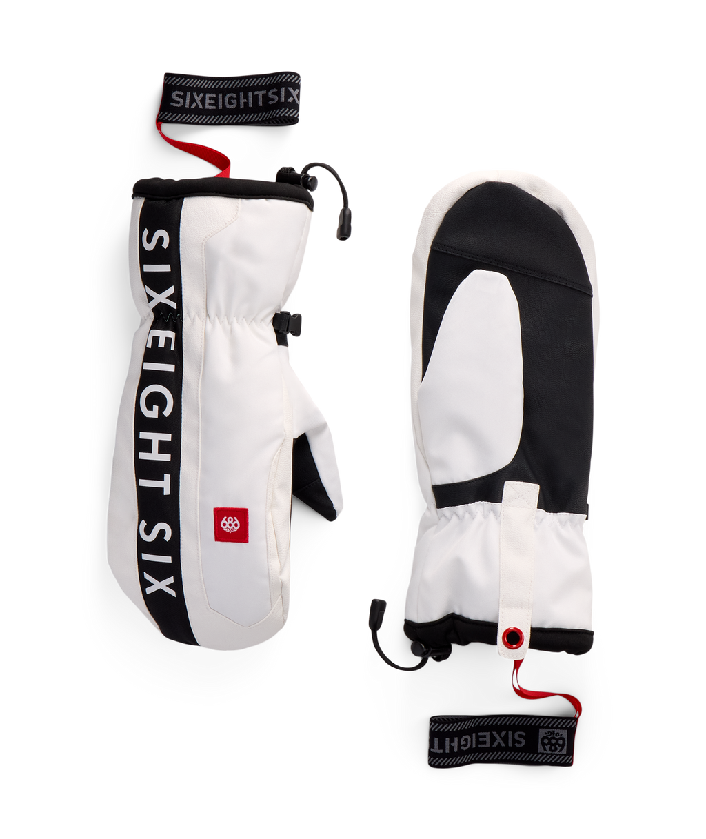 MENS TEAM MERINO MITT - WHITE
