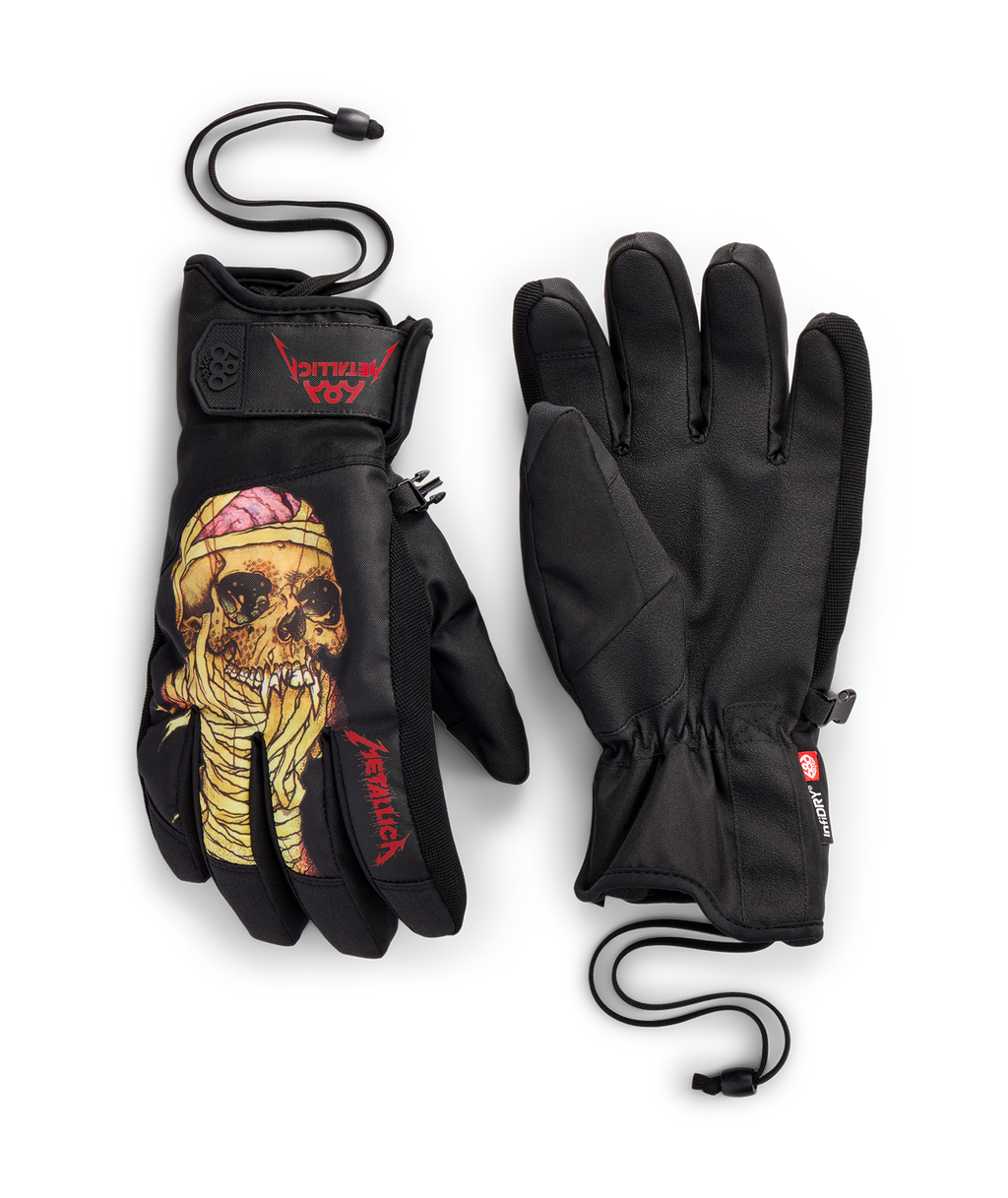 MENS PRIMER GLOVE - METALLICA BLACK