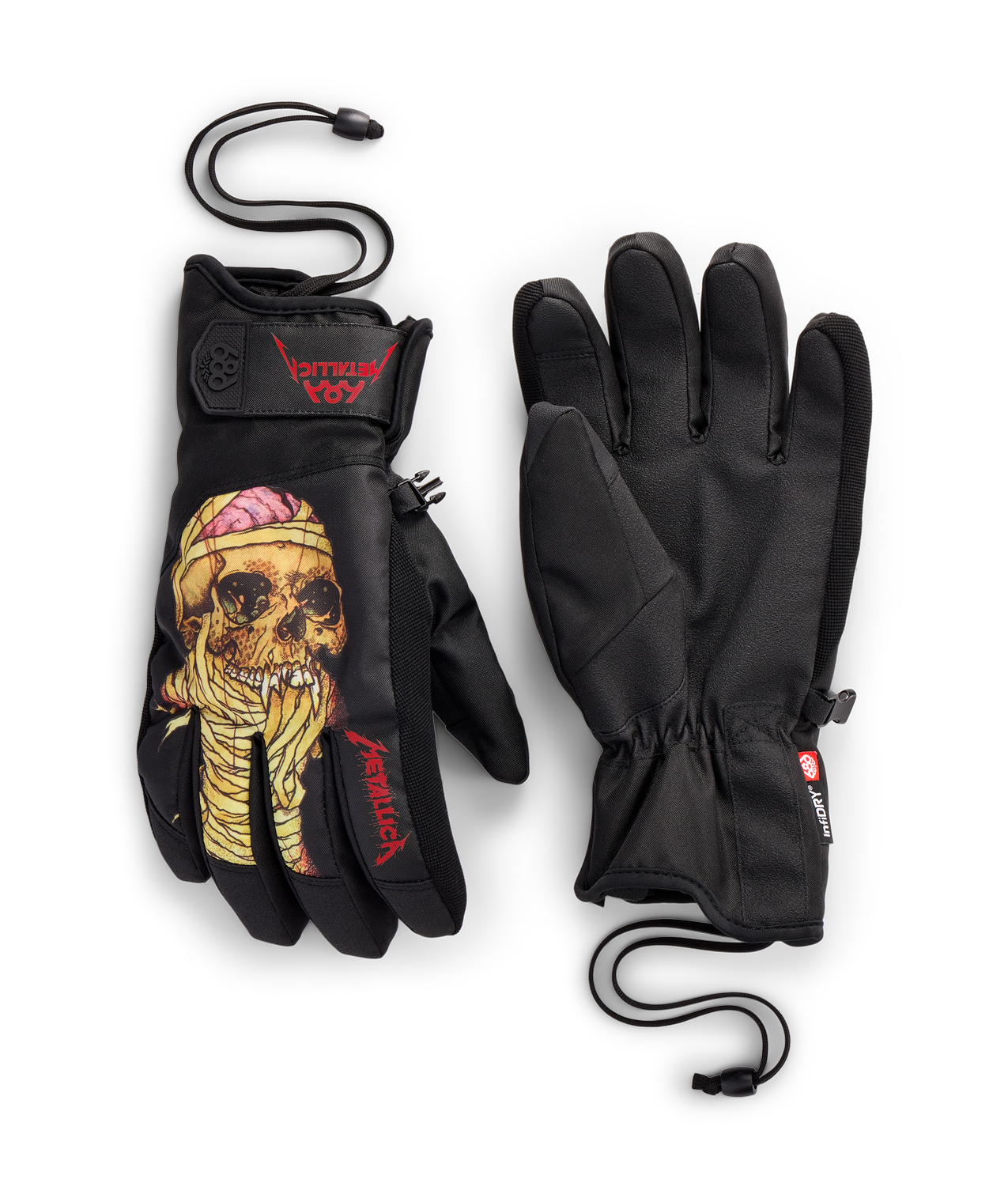 MENS PRIMER GLOVE - METALLICA BLACK