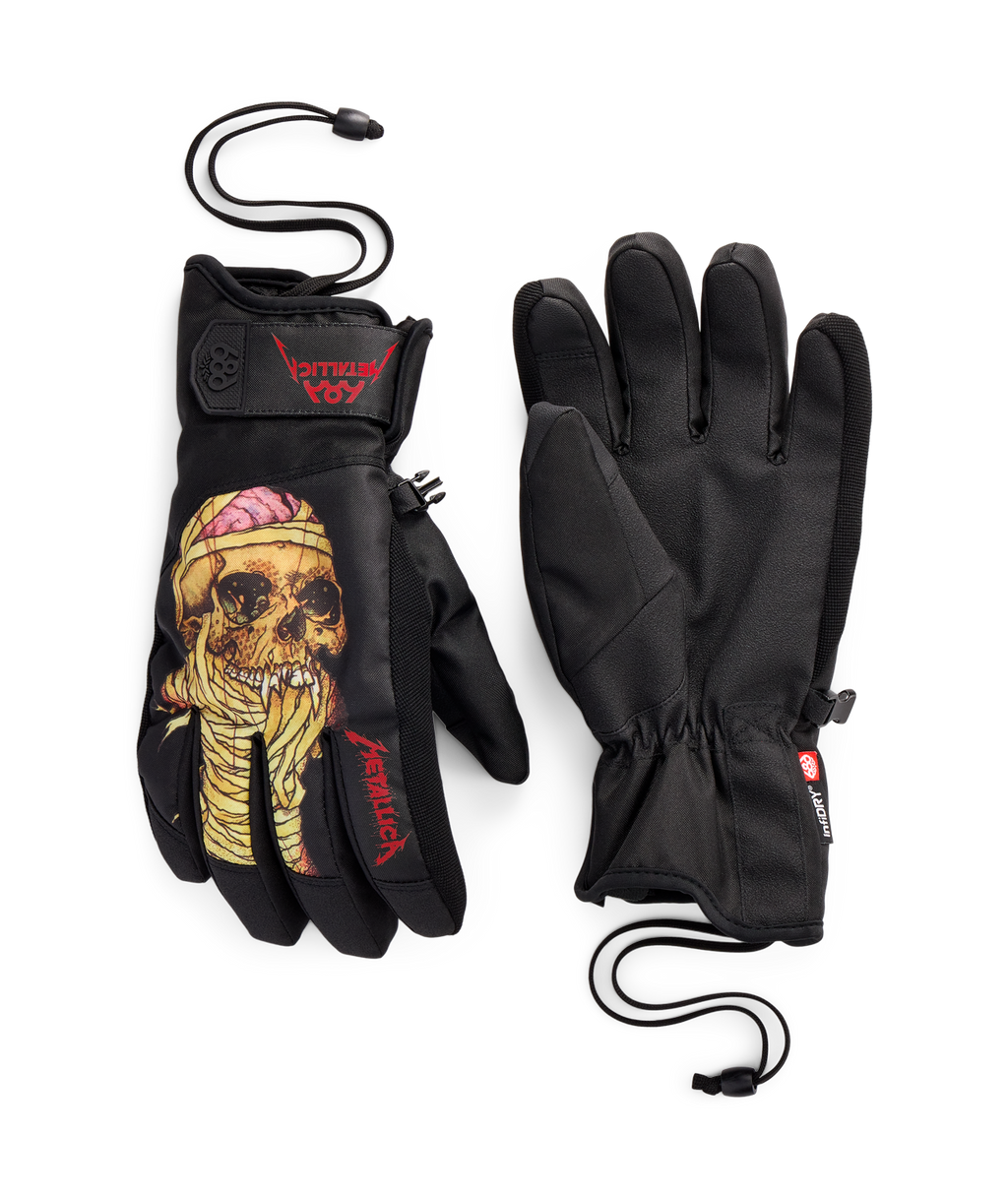 MENS PRIMER GLOVE - METALLICA BLACK