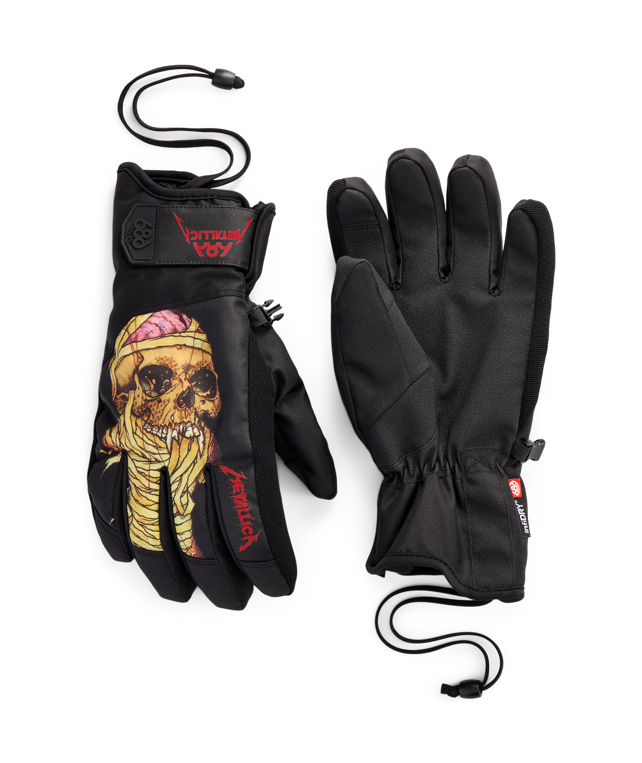 MENS PRIMER GLOVE - METALLICA BLACK