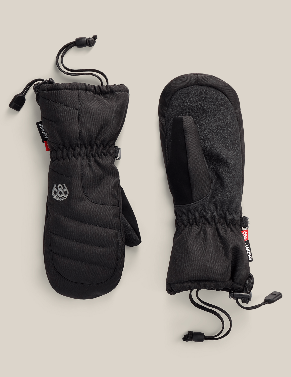 Youth Unisex Heat Insulated Mitt - BLACK