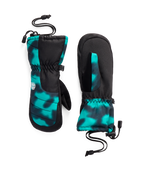 Youth Unisex Heat Insulated Mitt - DEEP GREEN DARK SKIES COLORBLK