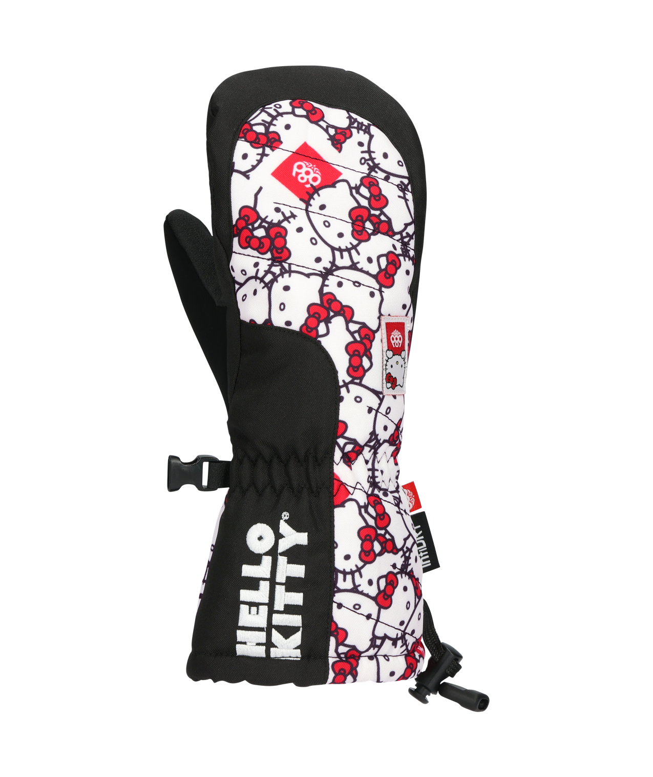 Youth Unisex Heat Insulated Mitt - HELLO KITTY WHITE