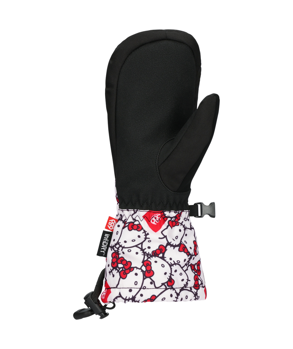 Youth Unisex Heat Insulated Mitt - HELLO KITTY WHITE