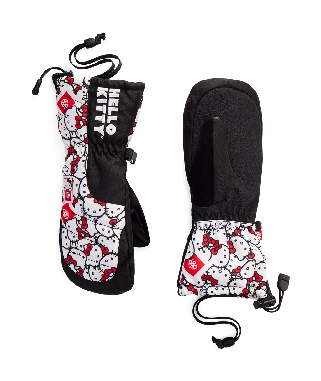 Youth Unisex Heat Insulated Mitt - HELLO KITTY WHITE
