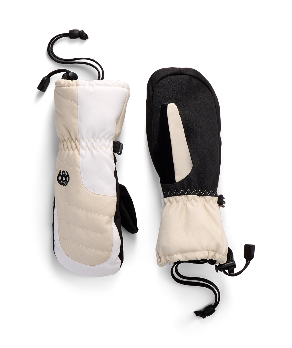 Youth Unisex Heat Insulated Mitt - WHITE COLORBLOCK